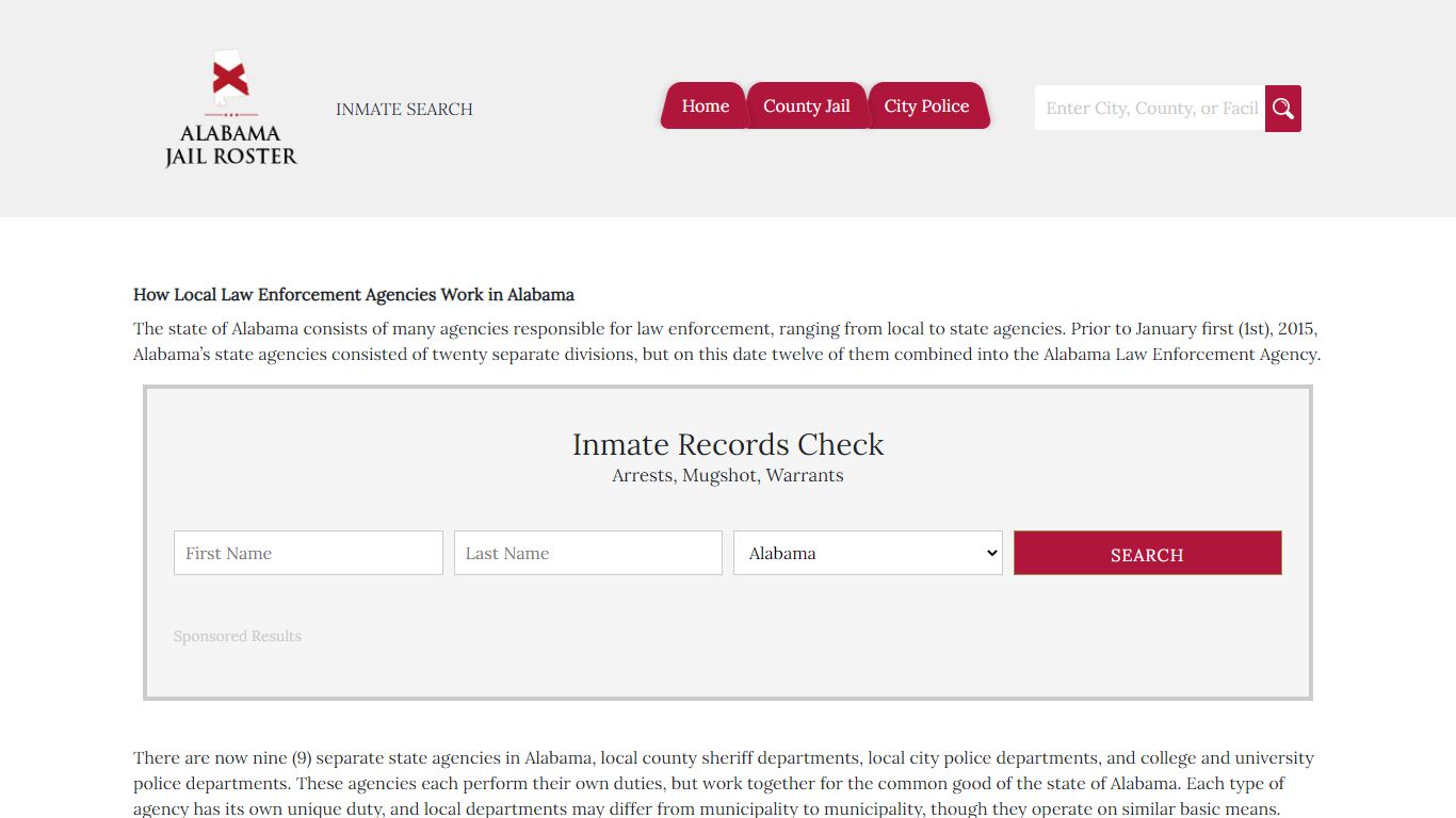 Barbour County | Alabama Jail Inmate Search